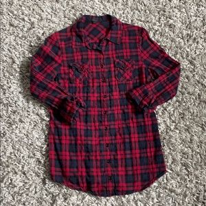 Plaid button up shirt